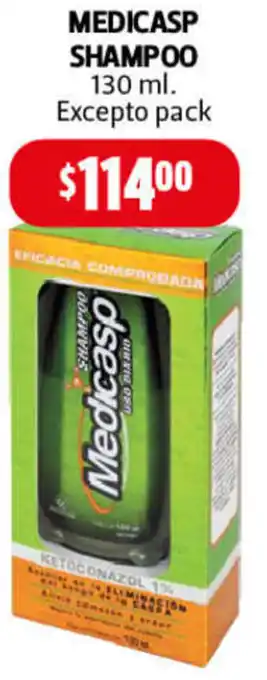 Farmacias Guadalajara Medicasp Shampoo 130ml oferta
