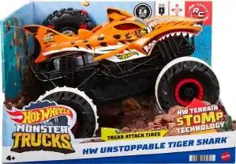 Hot wheels monster trucks tiger shark 1:15
