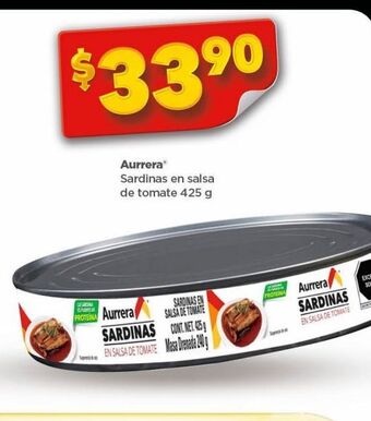 Bodega Aurrerá Sardinas en salsa de tomate aurrera 425g oferta