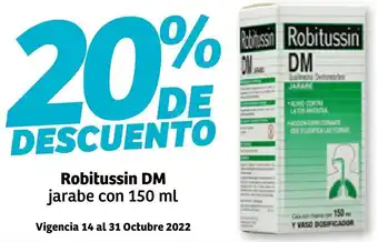 Soriana Híper Robitussin DM Jarabe con 150ml oferta