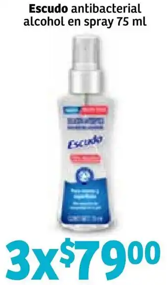 Escudo Antibacterial Alcohol en Pray 75ml