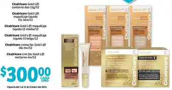 Cicatricure Gold Lift Contorno Dúo 15g/12