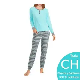 Sam's Club Pijama para dama ashlee cole talla ch verde turquesa oferta
