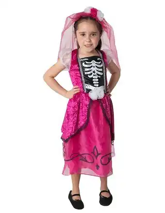 Disfraz trick or treat deluxe de catrina para niña