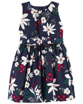 Carter's Vestido floral satinado carter's oferta