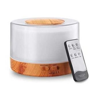 Humidificador o difusor con luz led para aceites esenciales o aroma terapia 500 ml