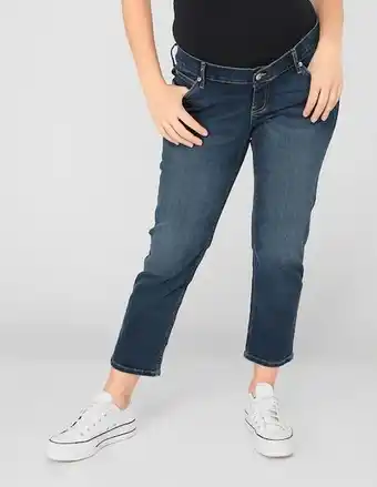 GAP Jeans slim gap deslavado corte cintura para mujer oferta