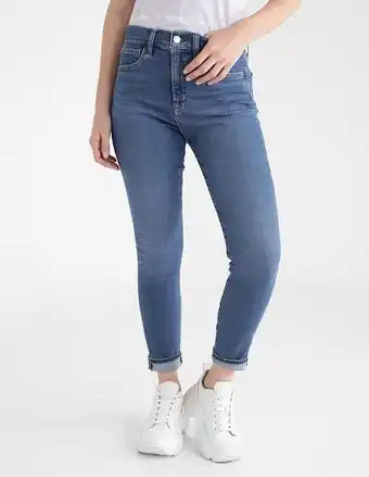 GAP Jeans skinny gap stone wash corte cadera para mujer oferta