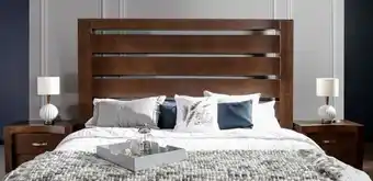 Muebles Dico Recámara king size / matrimonial dumond nogal 3 piezas oferta