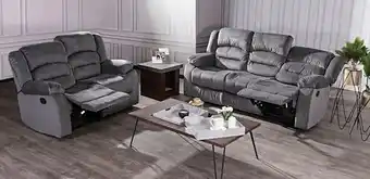 Muebles Dico Sala reclinable beraldi gris oferta
