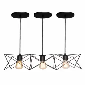 Muebles Dico Lámpara de techo seúl metal negro oferta