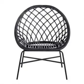 Muebles Dico Silla beauty rattan negro oferta