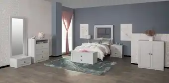 Muebles Dico Recámara individual braham gris oferta