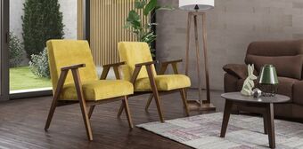 Muebles Dico Sillón ocasional norton mostaza oferta