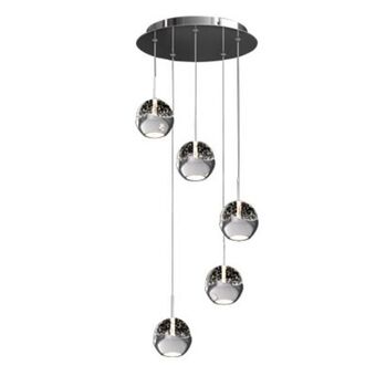 City Club Luminaria led suspendida de 5 luces artika for living oferta