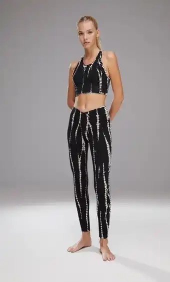 Stradivarius Legging deportivo cintura cruzada tie dye oferta