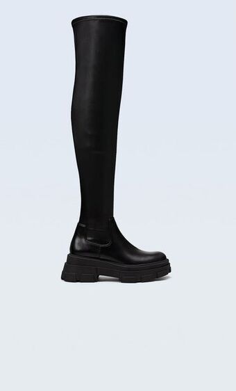 Botas planas xl piso track