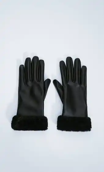 Stradivarius Guantes efecto piel pelo oferta