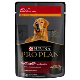 Petco Pro plan alimento húmedo para perro adulto receta pollo en salsa, 85 g oferta