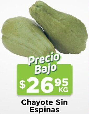 HEB Chayote Sin Espinas oferta