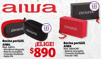 Bocina Portátil Aiwa
