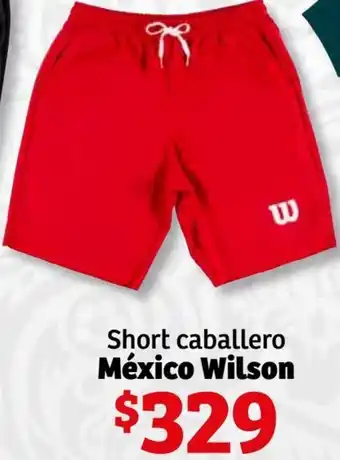 Soriana Híper Short Caballero México Wilson oferta