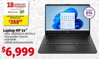 Soriana Híper HP Laptop 14" oferta