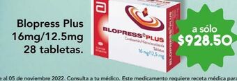Farmacia San Pablo Blopress plus 28 tableta caja oferta