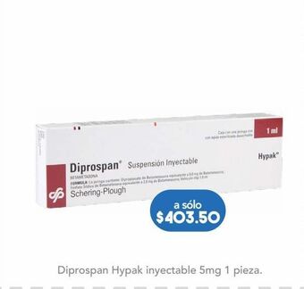 Farmacia San Pablo Diprospan hypak inyección 1 suspensión jeringa prellenada oferta