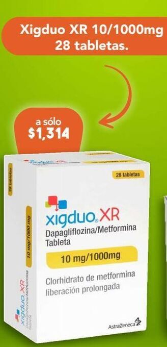 Farmacia San Pablo Xigduo xr 28 tableta caja oferta