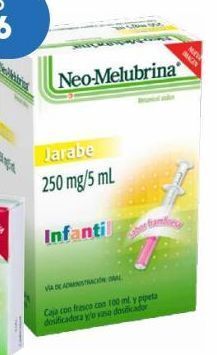 Neo melubrina infantil 100 ml jarabe frasco dosificador