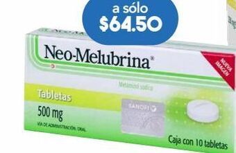 Farmacia San Pablo Neo melubrina 10 tableta caja oferta