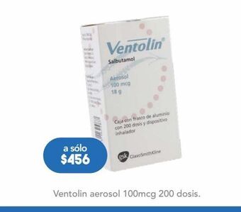 Ventolin aerosol 200 aerosol inhalador