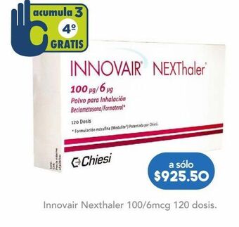 Innovair nexthaler 120 dosis 1 inhalador inhalador