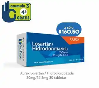 Farmacia San Pablo Losartán 50 mg hidroclorotiazida 12.5 mg oferta