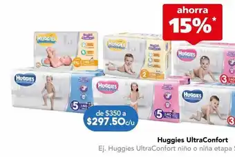 Farmacia San Pablo Huggies ultraconfort pañales para niña etapa 5 40 piezas oferta