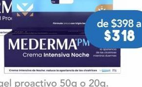 Farmacia San Pablo Mederma pm crema intensiva de noche reduce la apariencia de las cicatrices 20 g oferta