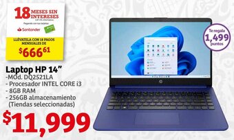 Soriana Híper HP Laptop 14" oferta