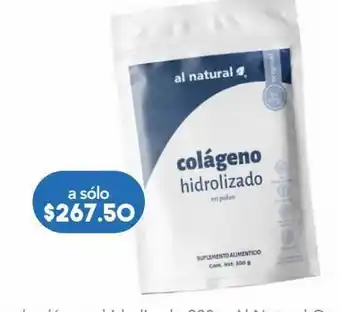 Farmacia San Pablo Al natural original colágeno hidrolizado en polvo 300 g oferta
