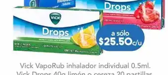 Farmacia San Pablo Vick drops pastillas sabor cereza 40 g oferta