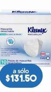 Farmacia San Pablo Kleenex mascarillas desechables 10 piezas oferta