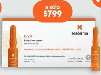 Farmacia San Pablo Sesderma c-vit serum intensivo ampolletas con vitamina c pura 10 piezas ampolleta oferta