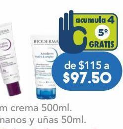 Farmacia San Pablo Bioderma atoderm crema hidratante para manos y uñas 50 ml oferta