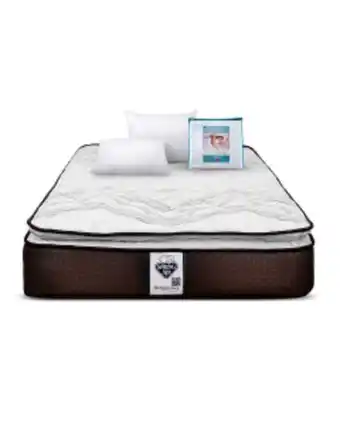 Super Colchones Combo colchón spring air super value + juego de sabanas ensueño + 2 almohadas de regalo oferta