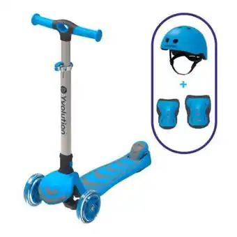 Sam's Club Scooter infantil yvolution de 3 ruedas azul oferta