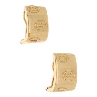 Nacional Monte de Piedad Aretes diseño especial en oro amarillo 14 kilates. oferta