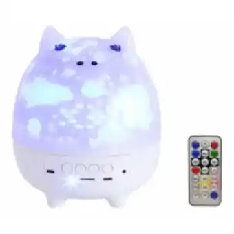 Fandeal Lampara proyector estrellas luz led giratoria bebe niños oferta