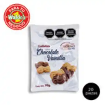 Waldos Mayoreo galleta mac'ma sabor vainilla, 20 bolsas con 70g c/u oferta