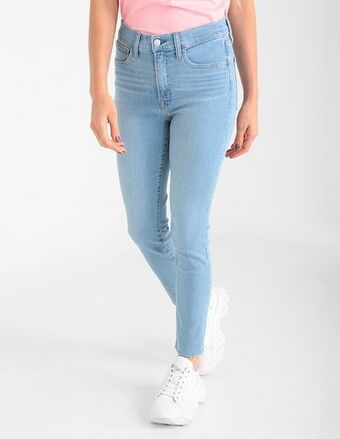 GAP Jeans skinny gap lavado claro corte cintura para mujer oferta
