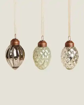 ZARA HOME Bolas de navidad mercurizado (pack de 3) oferta